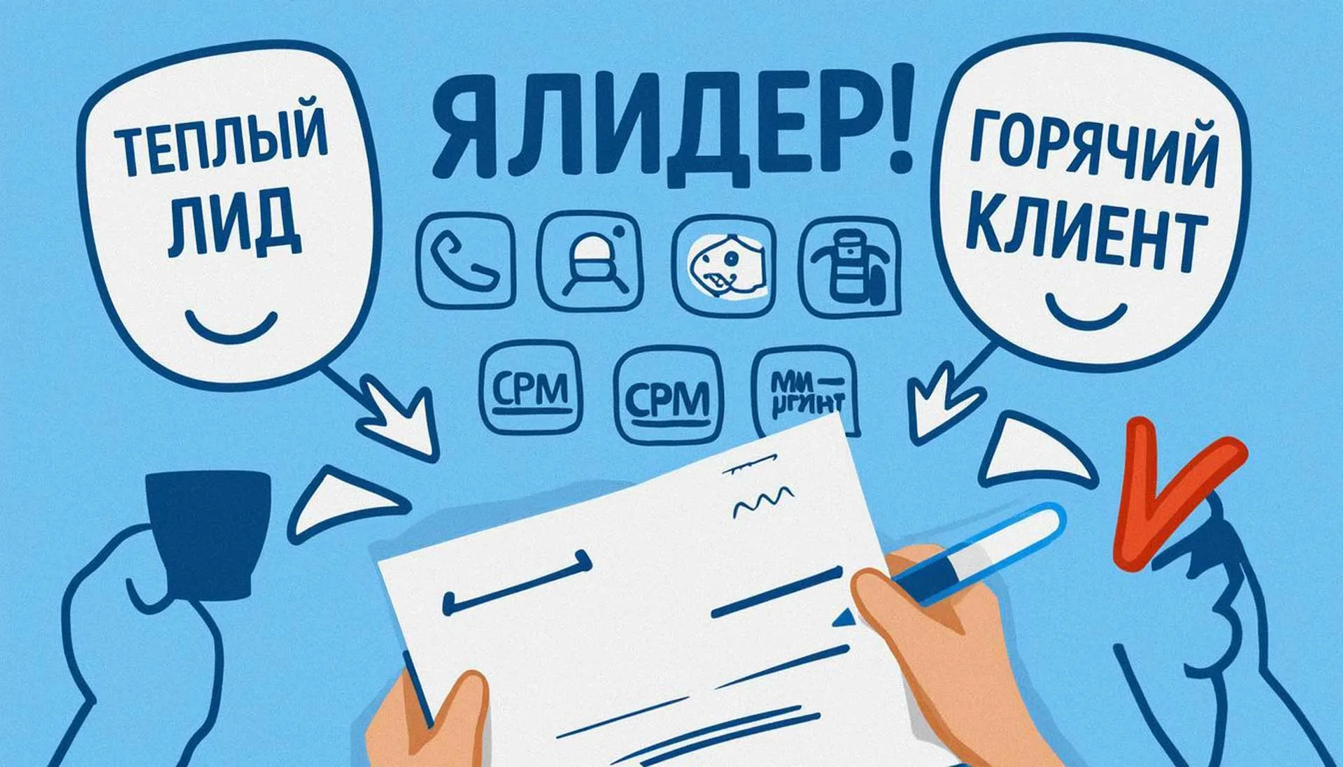 Автоматизация работы с лидами: от тёплого интереса до горячей заявки с оплатой за результат Как ЯЛидер! превращает тёплых лидов в горячих клиентов за 24 часа с помощью ИИ и колл-центра